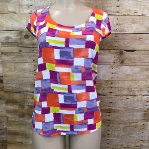 🛍SPLENDID | Colorful Career Blouse Medium